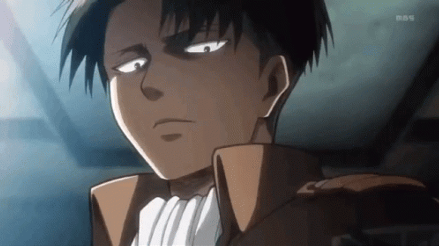 Levi Kicking Eren GIF