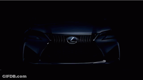 Lexus Car Headlights GIF