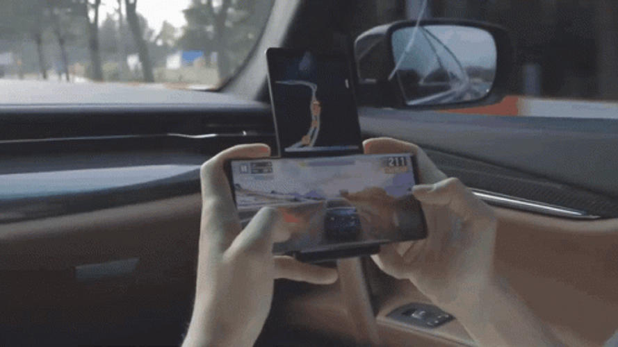LG Wing Phone Showcase GIF