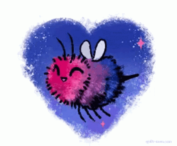 LGBT Cute Bisexual Bee GIF