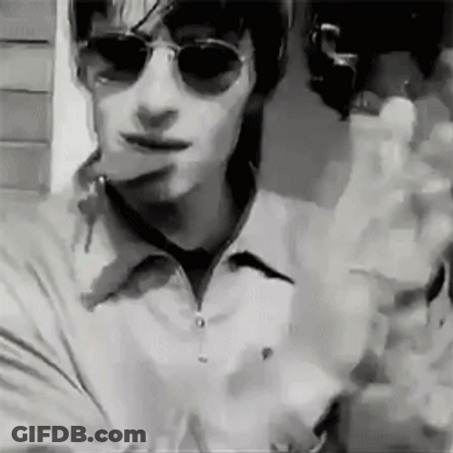 Liam Gallagher Applauding Slow Motion GIF