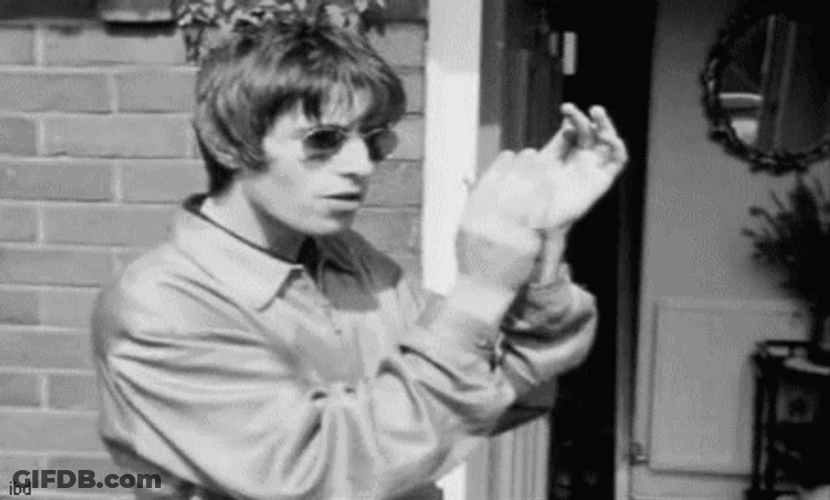 Liam Gallagher Clapping GIF