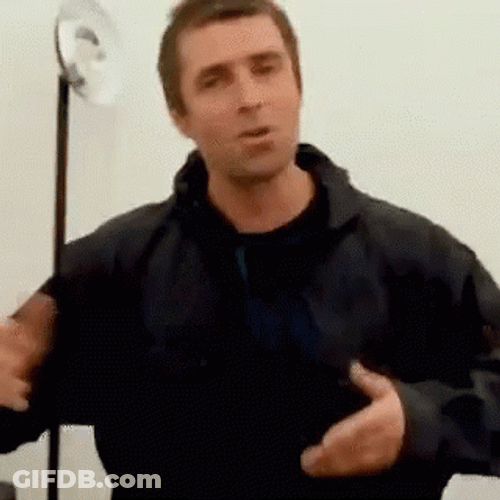 Liam Gallagher Dusting Off Hands GIF