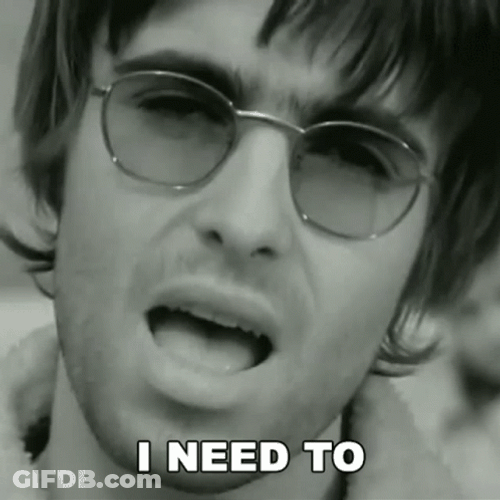 Liam Gallagher I Need To Be Myself GIF