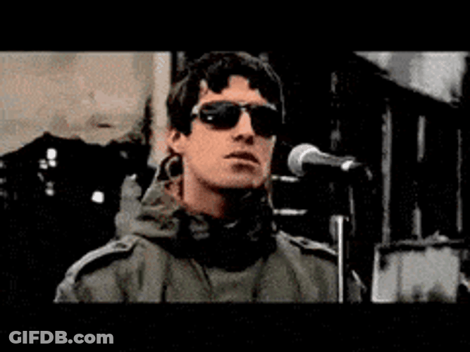 Liam Gallagher Wearing Sunglasses GIF