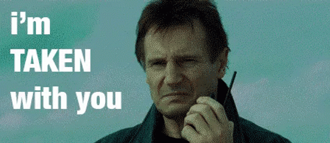 Liam Neeson I'm Taken With You GIF