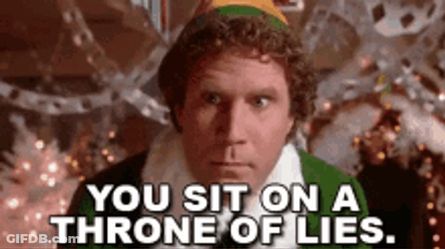 Liar Sitting On A Throne GIF