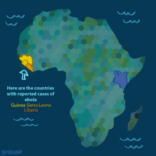 Liberia Animated Map GIF