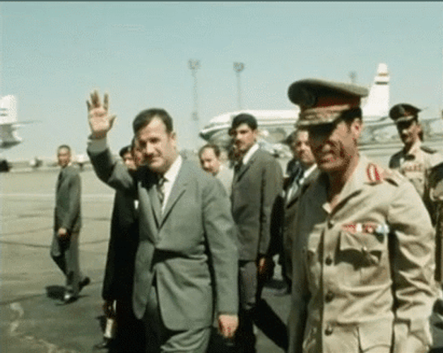 Libyan Syrian Egyptian Leaders Welcome GIF
