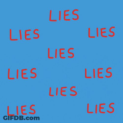 Lies Twinkle Text GIF