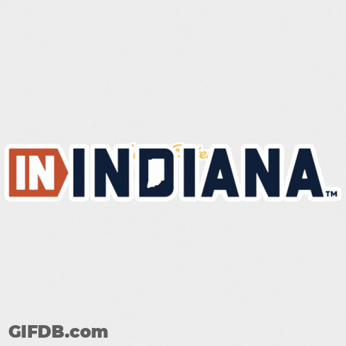Life Is Better In Indiana Logo GIF