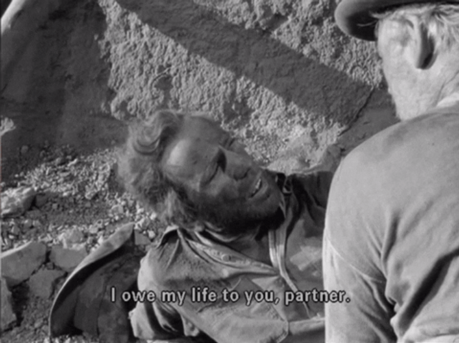 Life Saver John Huston Treasure Of Sierra Madre GIF