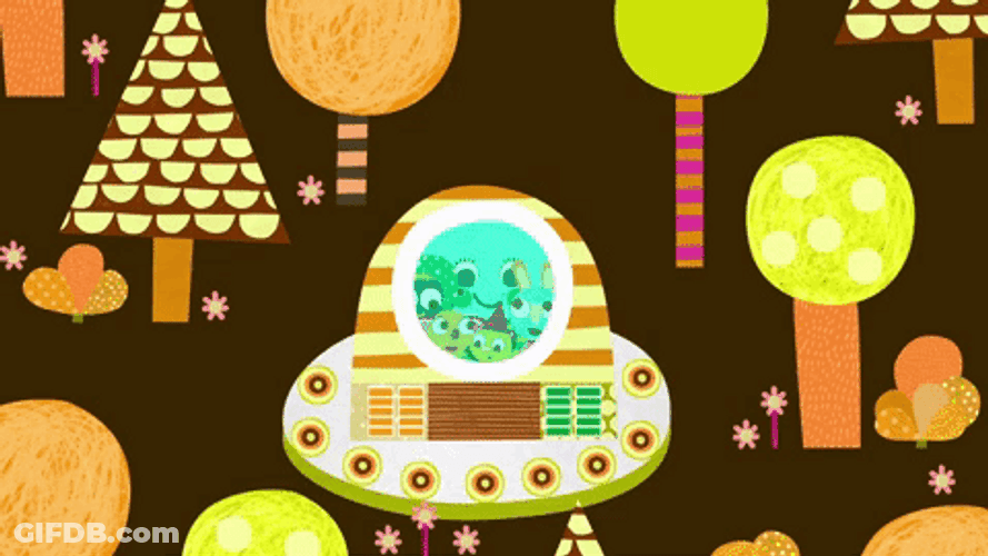 Lift Off Olobob Top Spaceship GIF
