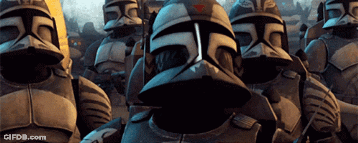 Lift Off Star Wars Stormtroopers GIF