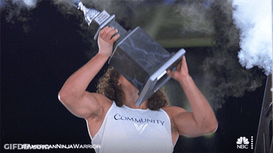 Lifting A Trophy Because I Won GIF