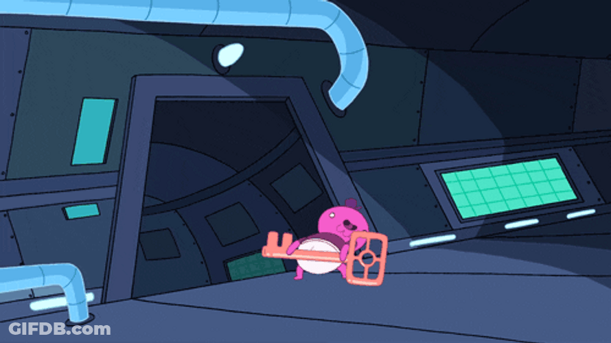 Lifting Key Funny Cartoon GIF