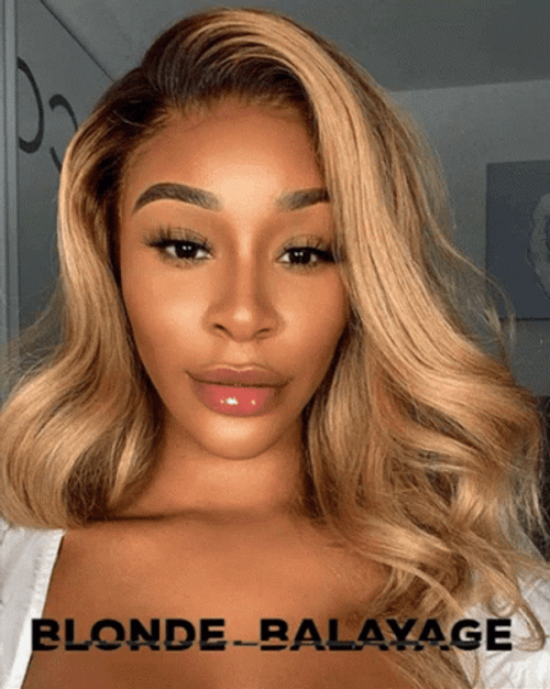 Light Brown Blonde Balayage Hair GIF