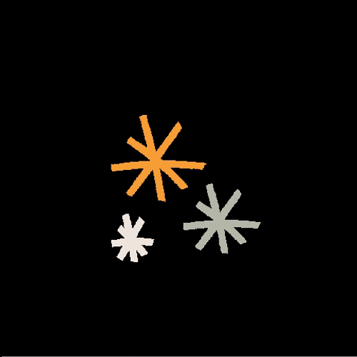 Light Brown Bohemian Stars Art GIF