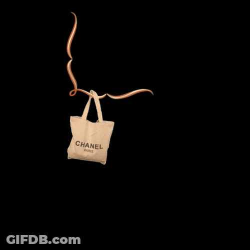 Light Brown Chanel Bag Graphic Art GIF