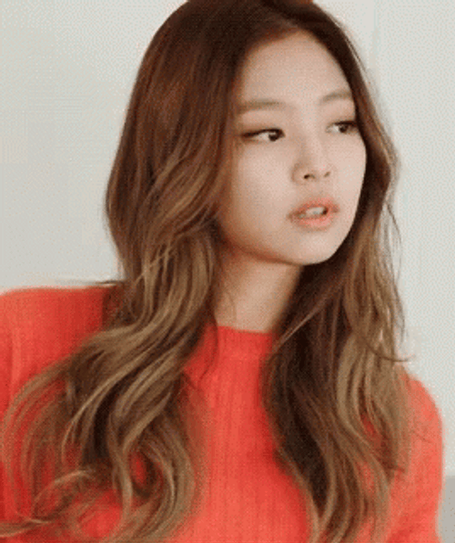Light Brown Hair Jennie Kim GIF