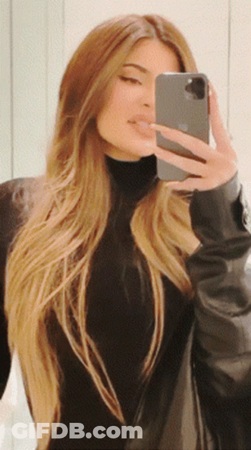 Light Brown Kylie Jenner Hair GIF