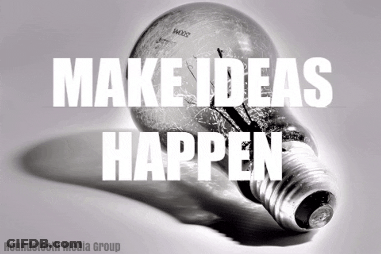 Light Bulb Idea Glitch GIF