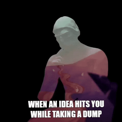 Light Bulb Idea Thinking Sculpture GIF
