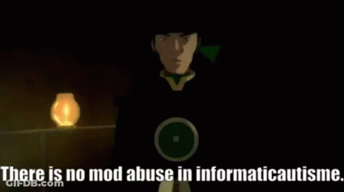 Light Bulb Lit Up Saying There Is No Mod Abuse In Informaticautisme GIF