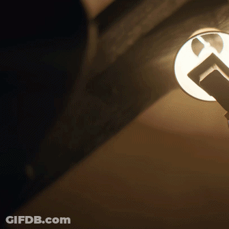 Light Bulb With Triangle GIF