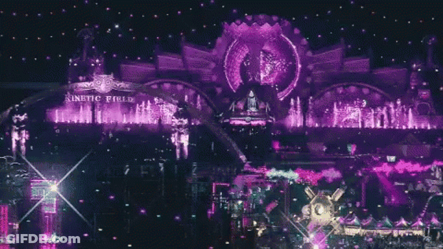 Light Purple Carnival Lights GIF