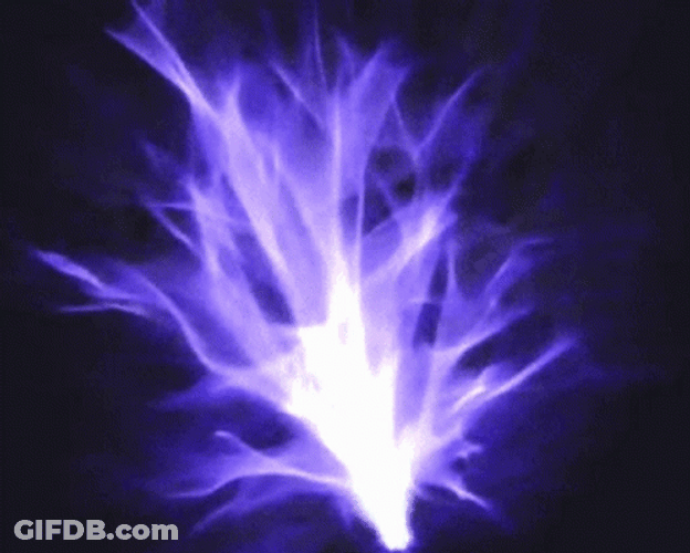 Light Purple Electricity GIF