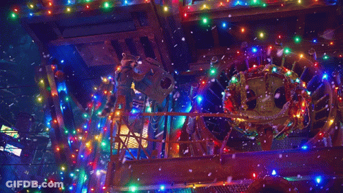 Light Shining On Christmas Decoration GIF