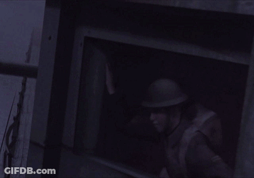 Light Shining Through Hole In Dark Room GIF