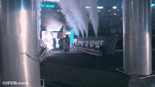 Light Sign At Stadium GIF