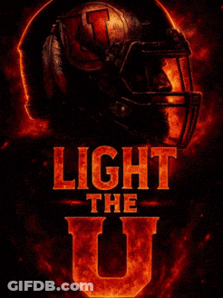 Light The Fire Poster With Football Helmet GIF