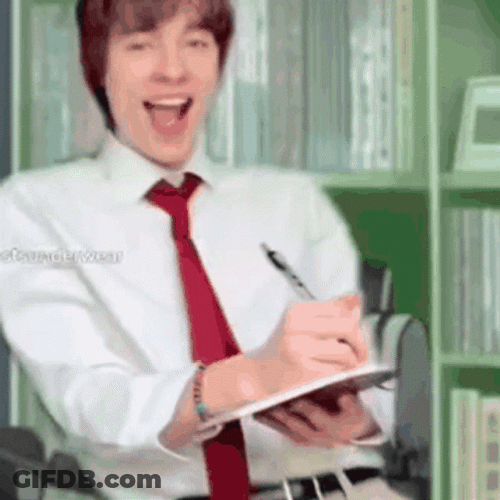 Light Yagami Cosplaying Attire GIF