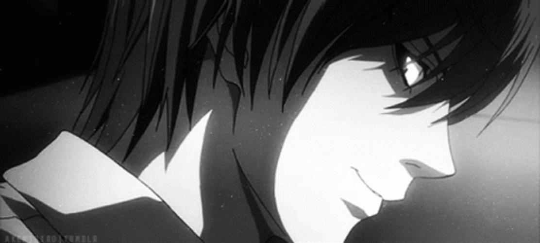 Light Yagami Deadly Smirk On GIF