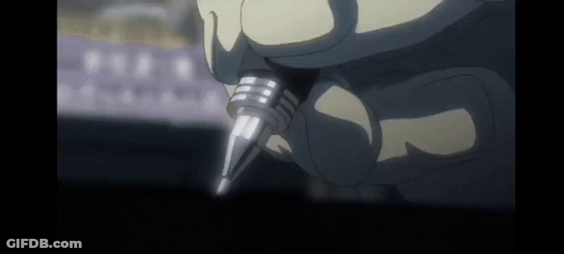 Light Yagami Death Note Making GIF