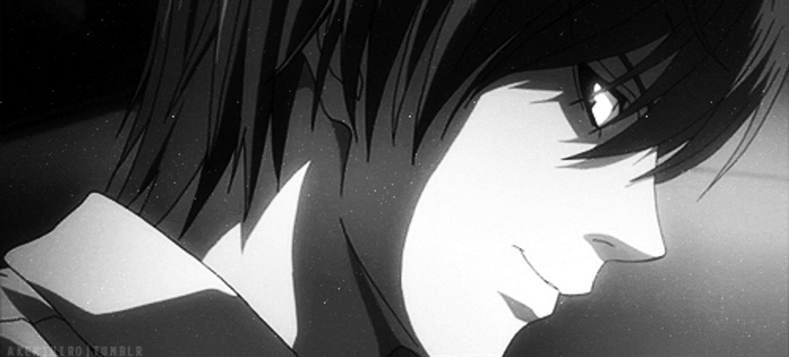 Light Yagami Evil Look GIF