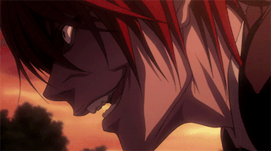 Light Yagami Ready To Attack GIF