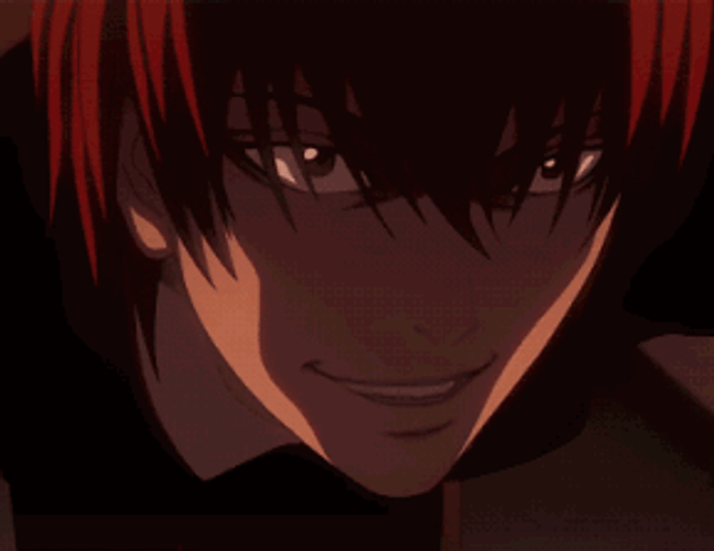 Light Yagami Red Eyes GIF