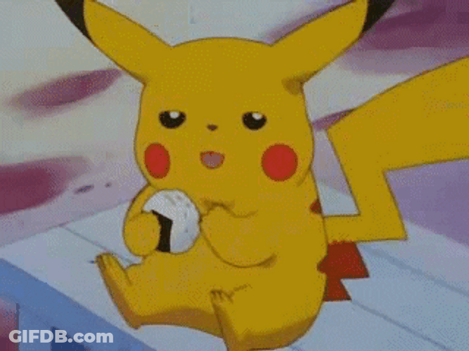 Lightning Ash Punching Pikachu GIF