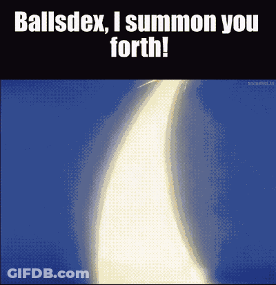 Lightning Bolt Saying Ballsdex I Summon You Forth GIF