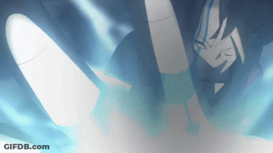 Lightning Fused Rasengan GIF