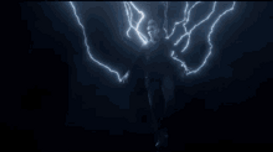 Lightning Guy Big Storm GIF