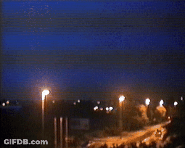 Lightning Lighting The Whole City GIF