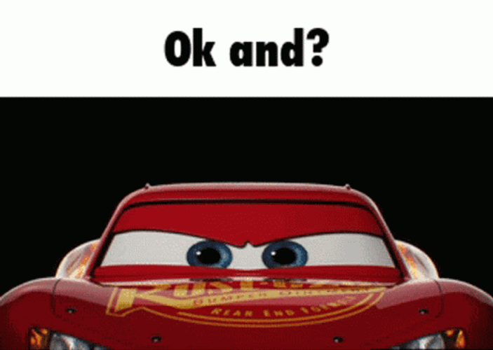 Lightning McQueen Cars Meme GIF