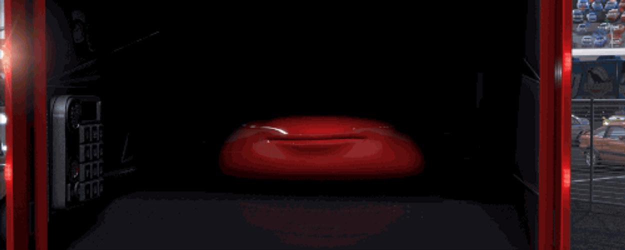 Lightning McQueen Grand Entrance Racing Cars GIF