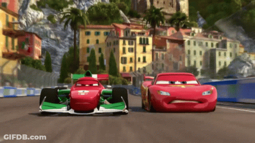 Lightning Mcqueen Kachow And Francesco Bernoulli GIF