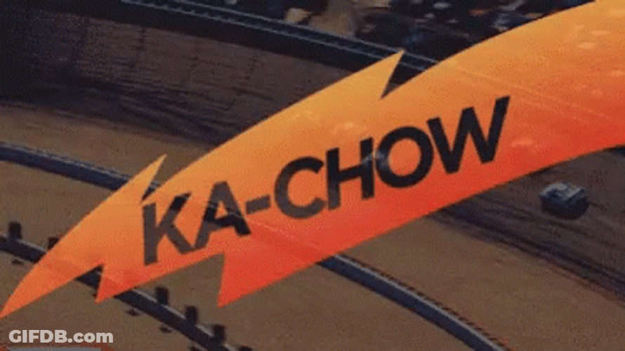 Lightning Mcqueen Kachow Cars Movie Scene GIF